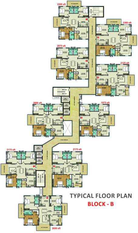  capitol heights Images for Cluster Plan of Aditya Capitol Heights
