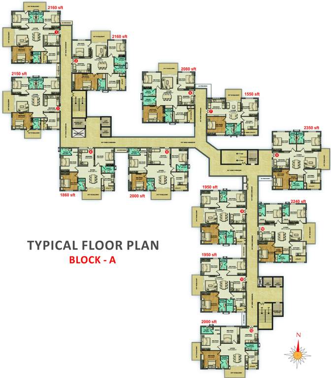  capitol heights Images for Cluster Plan of Aditya Capitol Heights