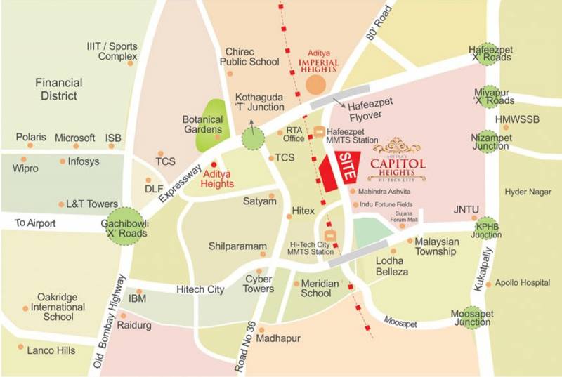 Images for Location Plan of Aditya Capitol Heights