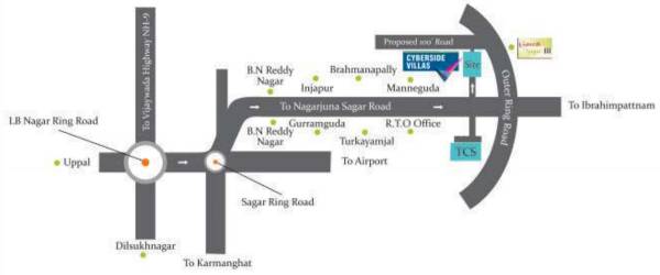 Images for Location Plan of Vijetha Cyber Side Villas