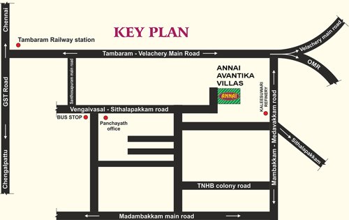 Images for Location Plan of Annai Avantika Villas