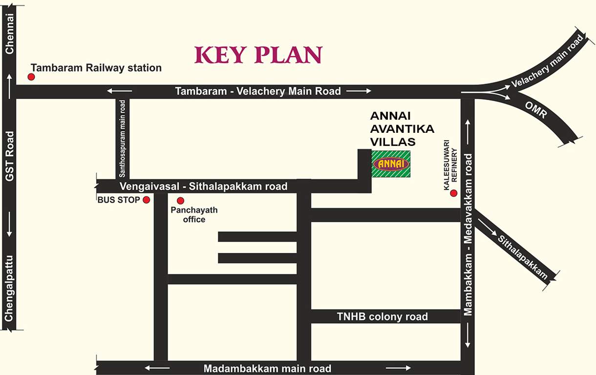 Images for Location Plan of Annai Avantika Villas