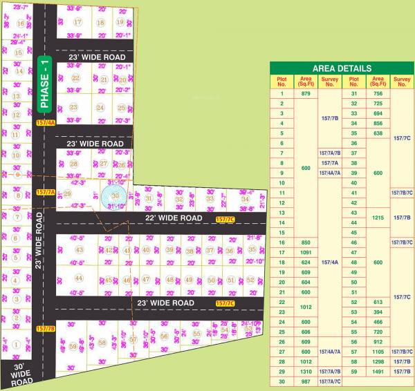 Images for Layout Plan of GL Sri Sapthagiri Nagar Phase 1