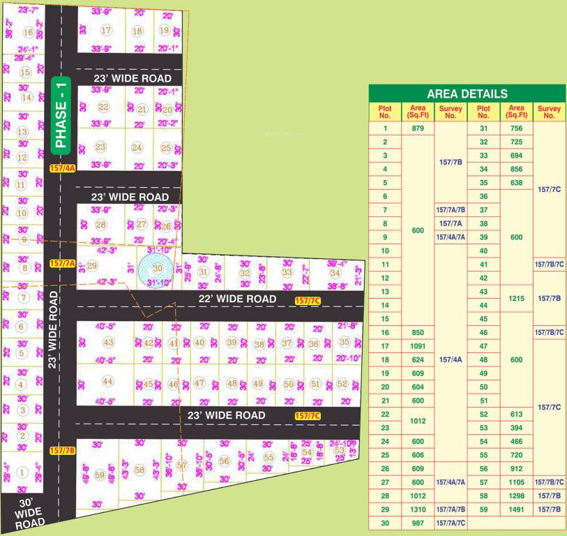 Images for Layout Plan of GL Sri Sapthagiri Nagar Phase 1