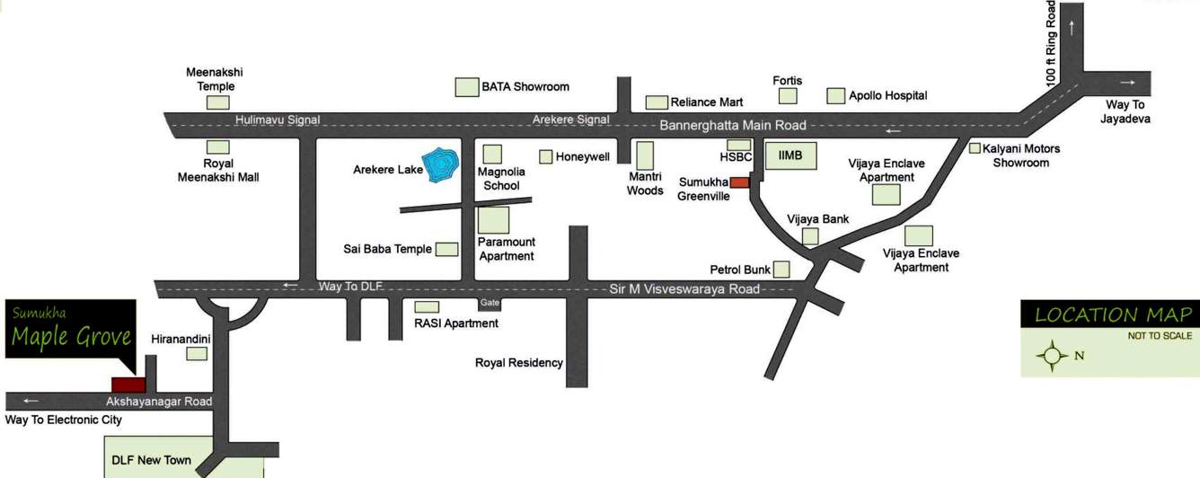 maple grove Images for Location Plan of Sumukha Maple Grove