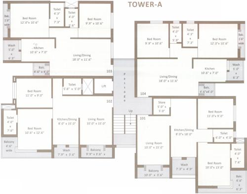 Images for Cluster Plan of Amar Krishna Palace 2