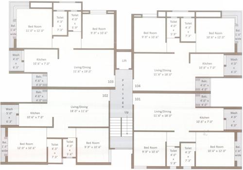 Images for Cluster Plan of Amar Krishna Palace 2