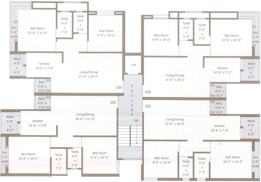 Images for Cluster Plan of Amar Krishna Palace 2