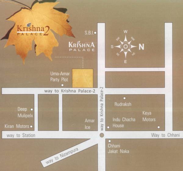 amar-synergy krishna-palace-2 Location Plan