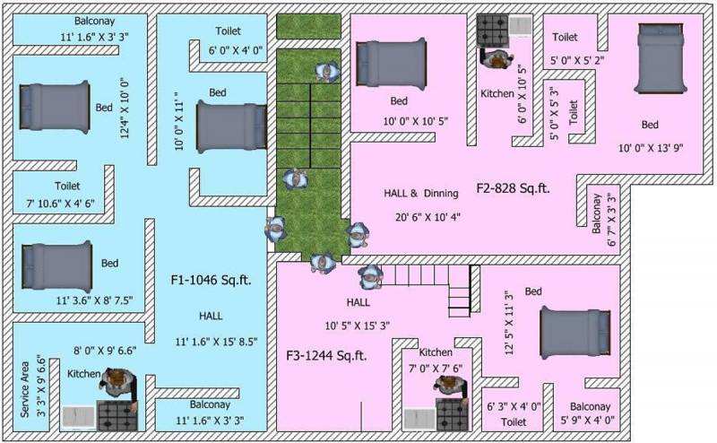 Images for Cluster Plan of Achutha Aracde