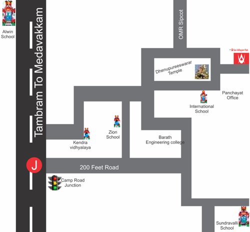Images for Location Plan of Udhayam Sun Udhayam