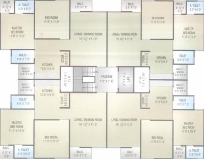 Images for Cluster Plan of Ashish Omkara Residency