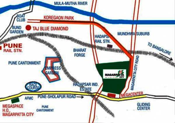 Images for Location Plan of Magarpatta Iris iris Images for Location Plan of Magarpatta Iris