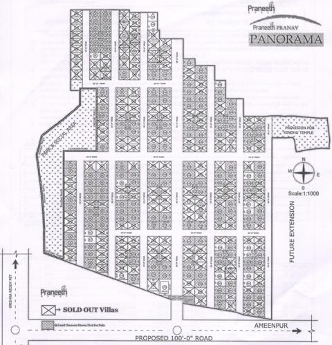  pranav-panorama Images for Layout Plan of Praneeth Pranav Panorama