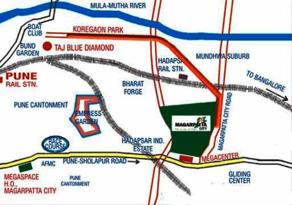 Images for Location Plan of Magarpatta Sundar Akash