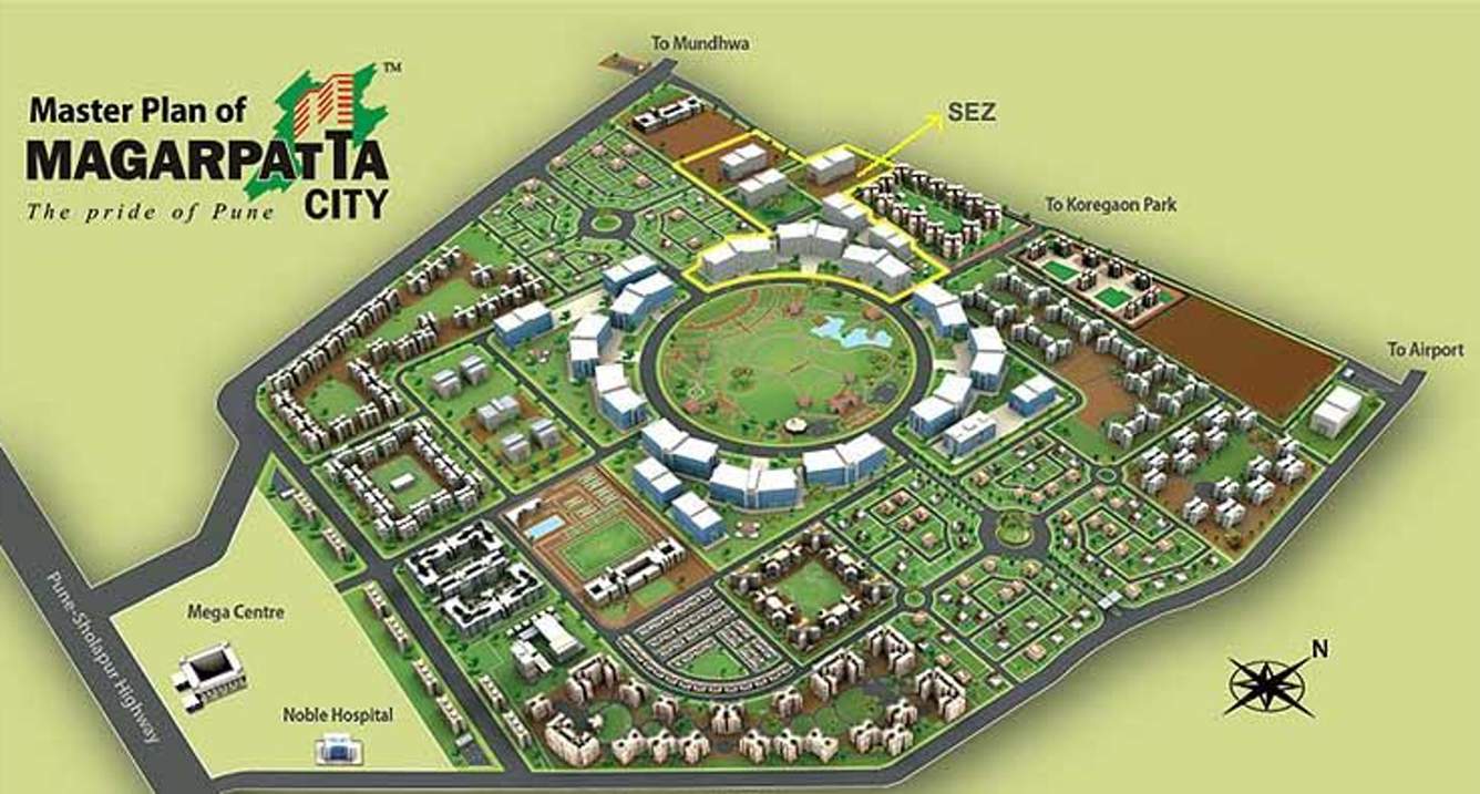 Images for Master Plan of Magarpatta Sundar Akash