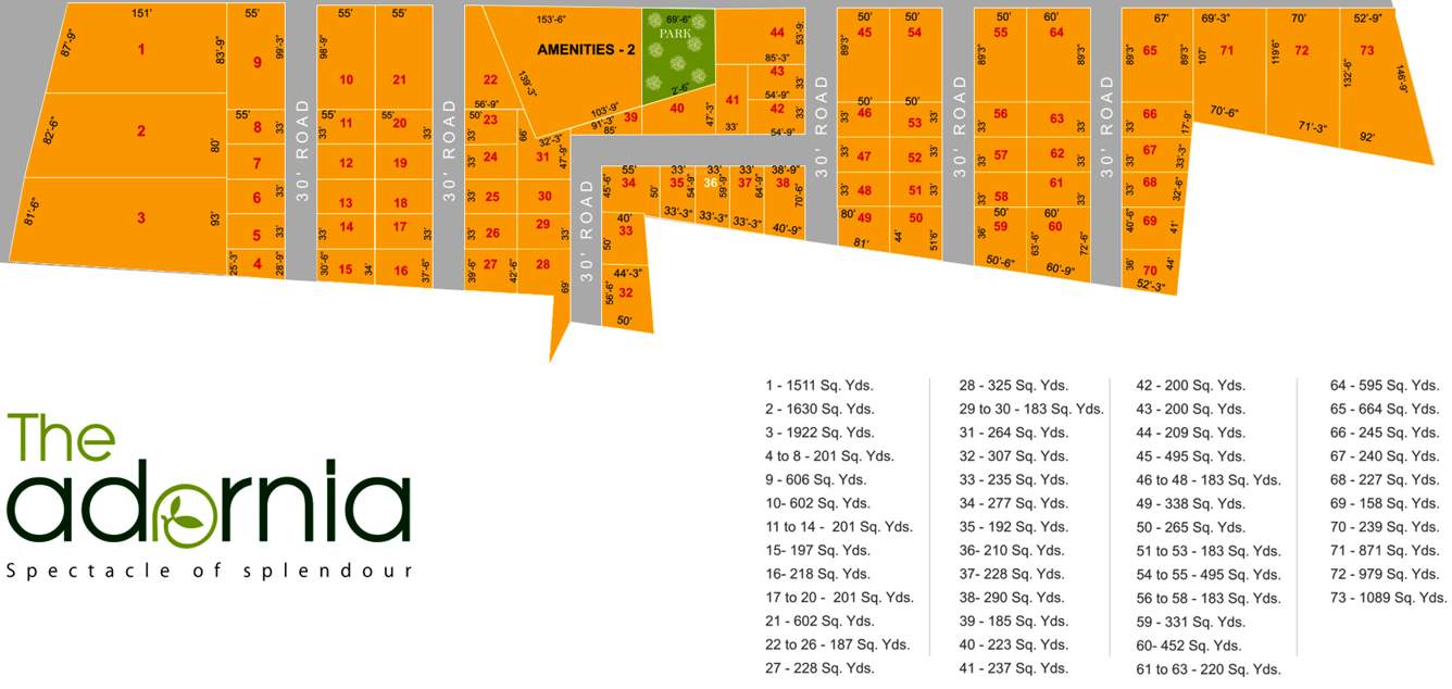 Images for Layout Plan of Green Home Farms And Resorts The Adornia