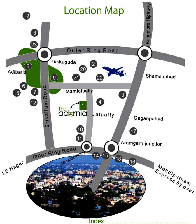 Images for Location Plan of Green Home Farms And Resorts The Adornia