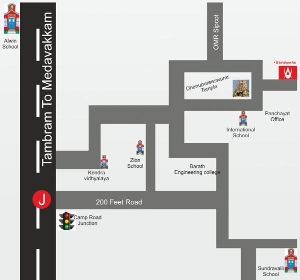 Images for Location Plan of Udhayam Sai Adhidya