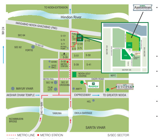 aamantran Location Plan