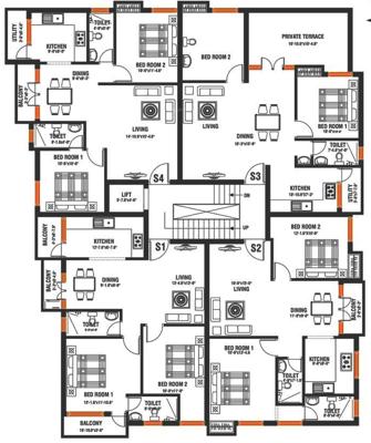 Images for Cluster Plan of Arjun Meera Reena Garden