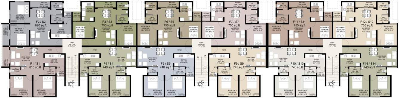 Images for Cluster Plan of Arun Saindhavi