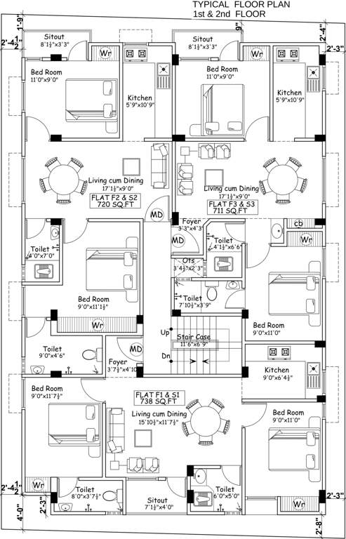 Images for Cluster Plan of MS Charan Sumrithi Castle