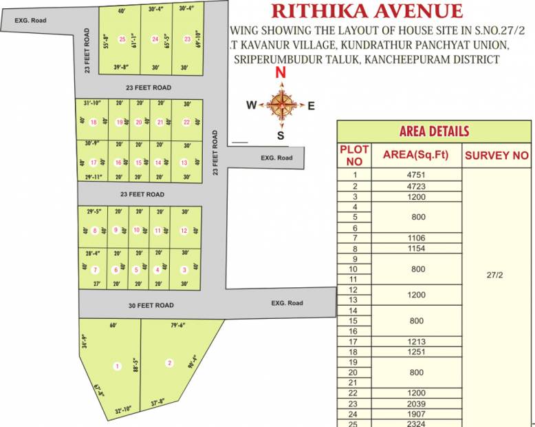 Images for Layout Plan of Rithika Avenue