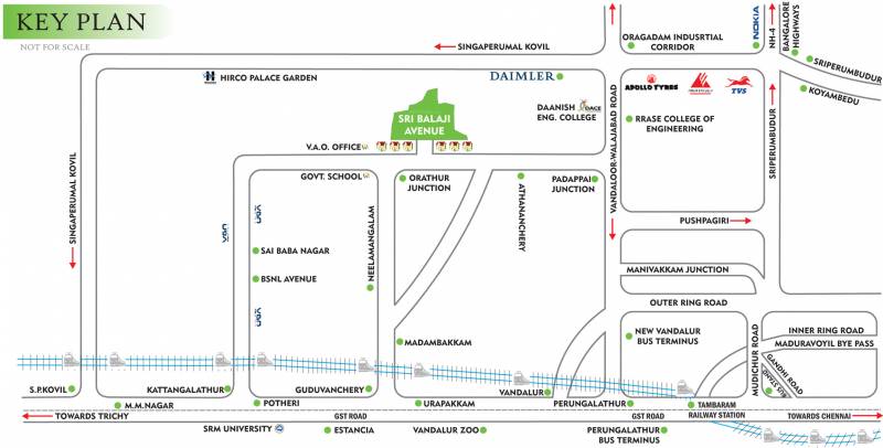Images for Location Plan of Rithika Sri Balaji Avenue