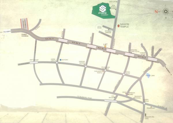 Images for Location Plan of Shree Ganesh Shyamal County Villas