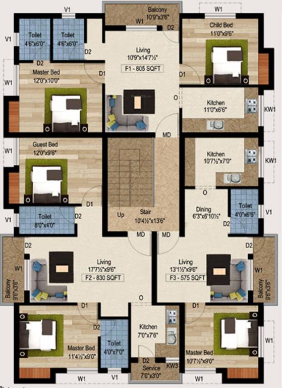 Images for Cluster Plan of Minnath Amethyst