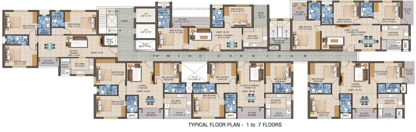 Images for Cluster Plan of Kriticons Jirawala Paradise