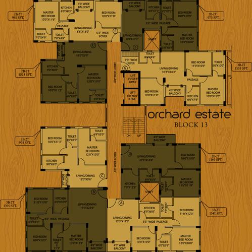 Images for Cluster Plan of Master Orchard Estate