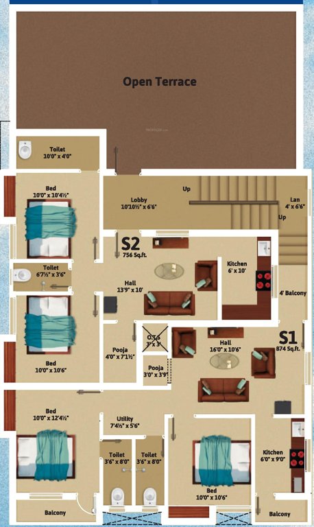Images for Cluster Plan of KVR Builders Sri Vrikshah
