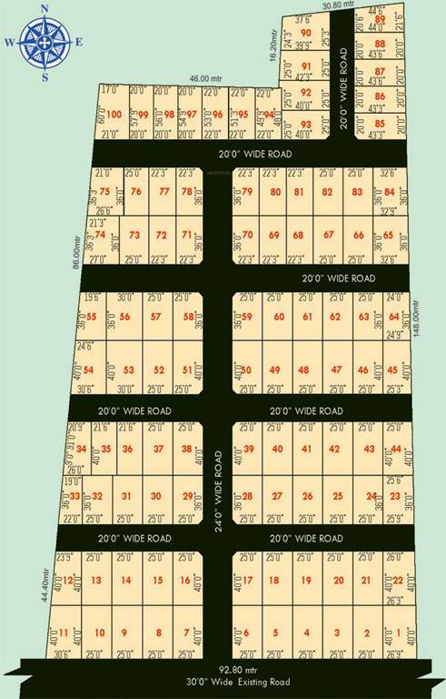 Images for Layout Plan of Vetri Sri Sai City