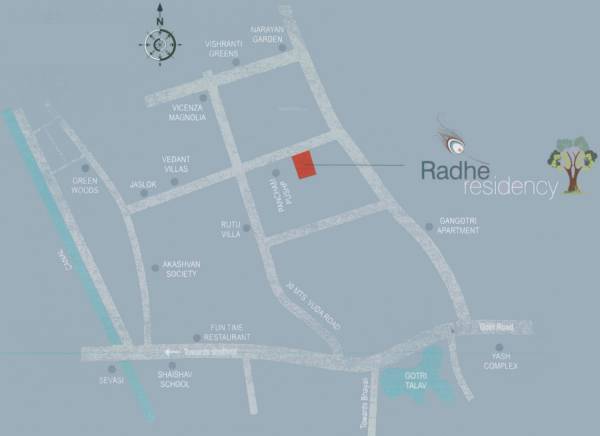 Images for Location Plan of MIghty Radhe Residency
