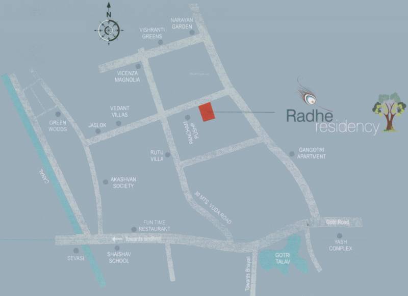 Images for Location Plan of MIghty Radhe Residency