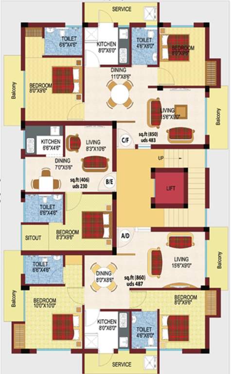 Images for Cluster Plan of Minnath Blossom
