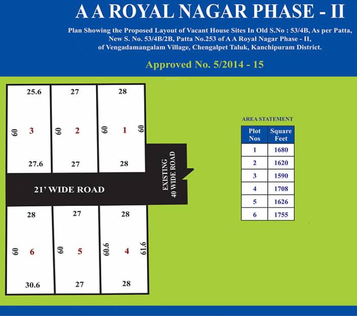 Images for Layout Plan of Gita AA Royal Nagar Phase II