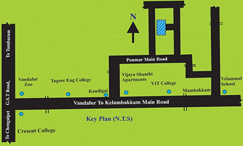 gita properties aa royal nagar phase ii Location Plan
