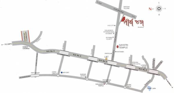 Images for Location Plan of Shree Radhe Tirth Jal Residency