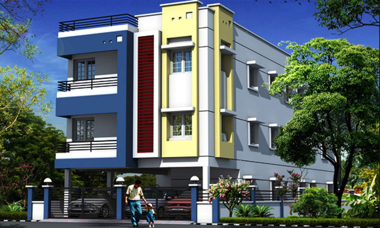 sarvajith royal shelters pvt ltd may flower Elevation