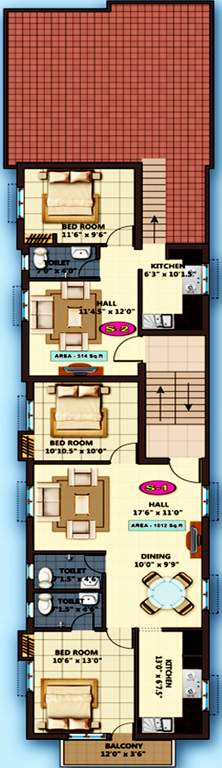 Images for Cluster Plan of Sarvajith Royal Shelters Royal Castle