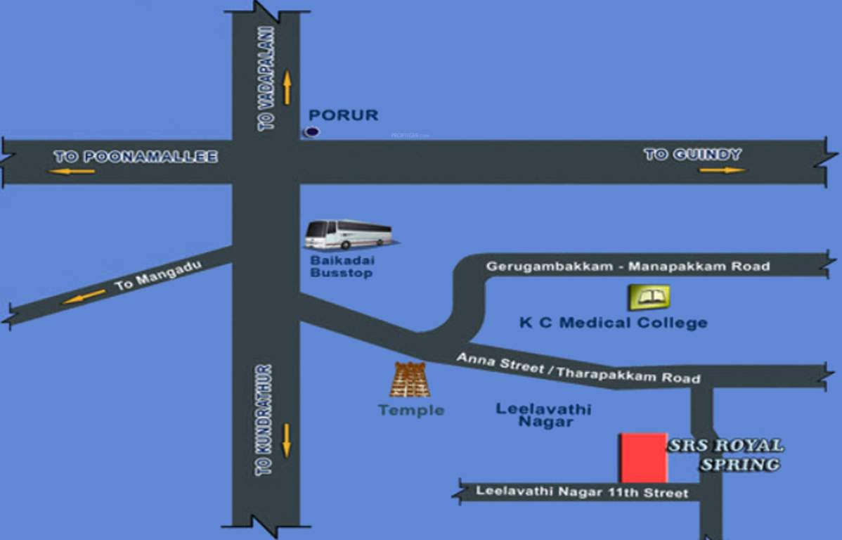  royal spring Images for Location Plan of Sarvajith Royal Spring