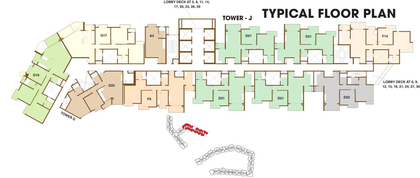 Images for Cluster Plan of Bhartiya Nikoo Homes 2