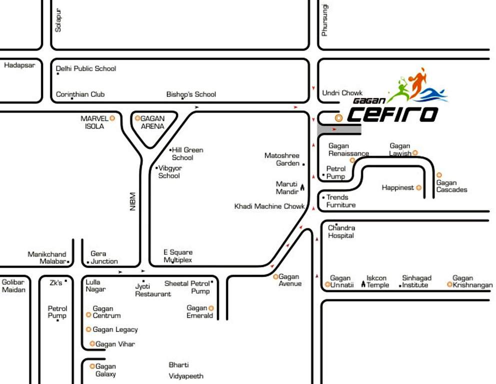  cefiro Images for Location Plan of Gagan Cefiro