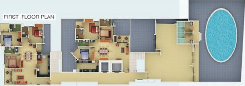 nutech-constructions cherubs-skyvillas Cherubs Skyvillas Cluster Plan for 1st Floor