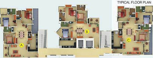 nutech-constructions cherubs-skyvillas Cherubs Skyvillas Cluster Plan for 2nd Floor