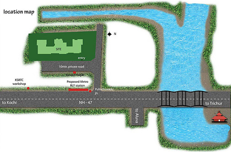 nutech constructions cherubs skyvillas Location Plan