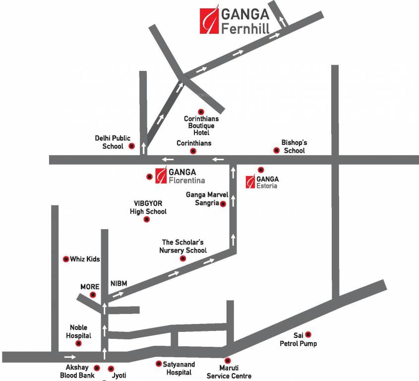 Images for Location Plan of Goel Ganga Ganga Fernhill Phase I